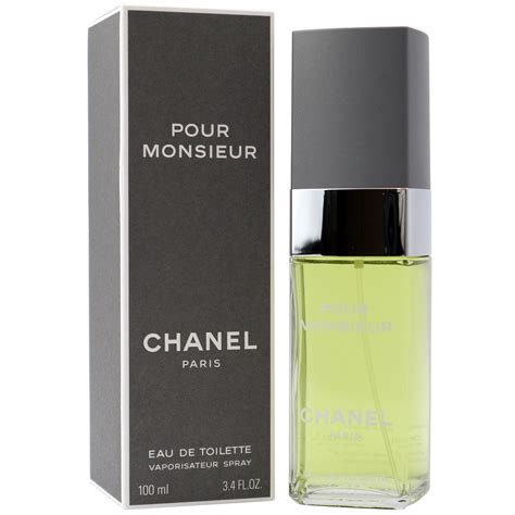 chanel pour monsieur eau de toilette spray